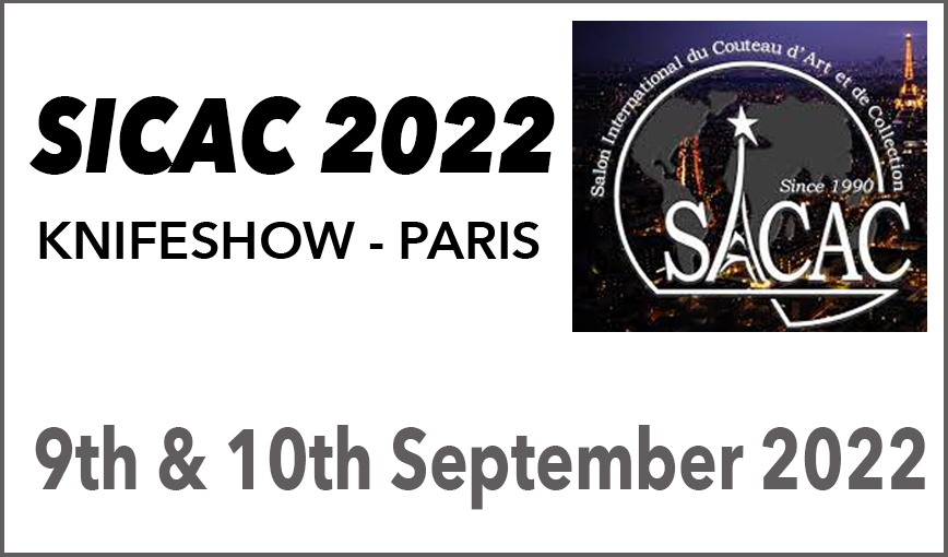 Coming up SICAC 2022 - Paris Knifeshow 